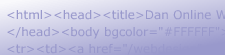 Welcome to Dan Online Webdesign.